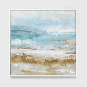 Olas de choque | Cuadro Paisaje Costero | Cuadros Fine Art