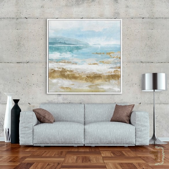 Olas de choque | Cuadro Paisaje Costero | Cuadros Fine Art
