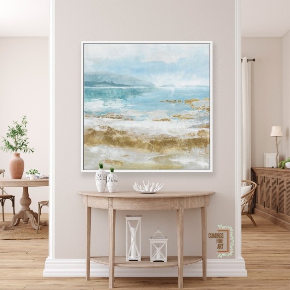 Olas de choque | Cuadro Paisaje Costero | Cuadros Fine Art