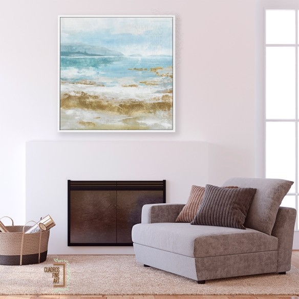 Olas de choque | Cuadro Paisaje Costero | Cuadros Fine Art