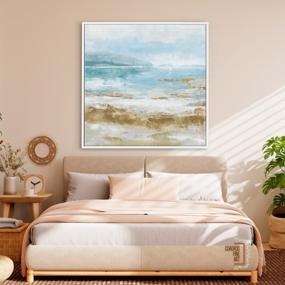 Olas de choque | Cuadro Paisaje Costero | Cuadros Fine Art