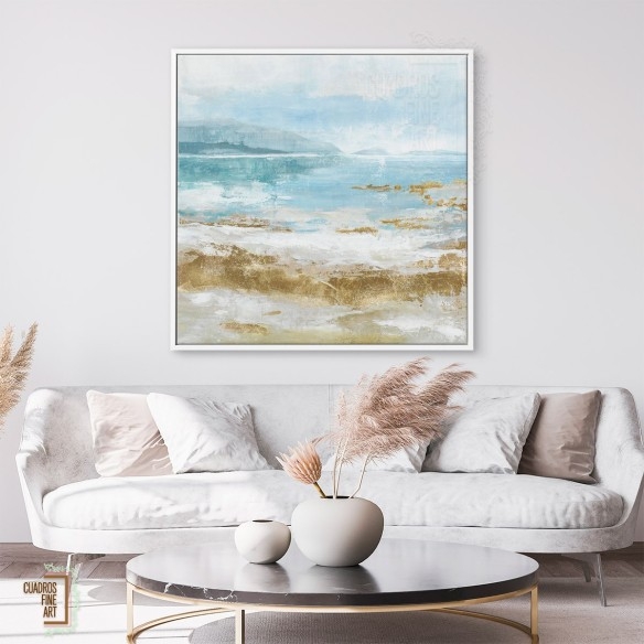 Olas de choque | Cuadro Paisaje Costero | Cuadros Fine Art