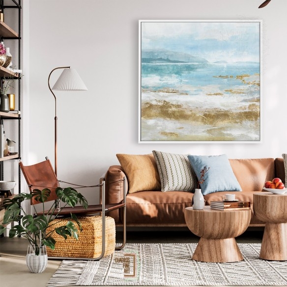 Olas de choque | Cuadro Paisaje Costero | Cuadros Fine Art
