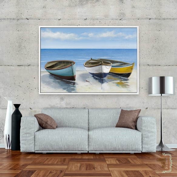 Tres barcos | Arte Fine Art | Cuadros Fine Art