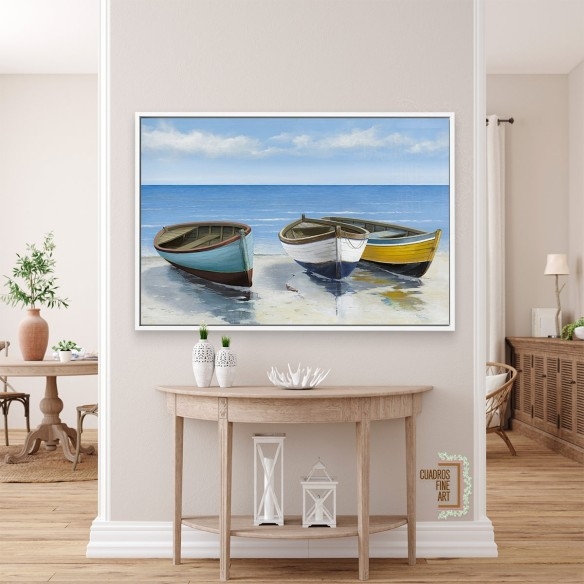 Tres barcos | Arte Fine Art | Cuadros Fine Art