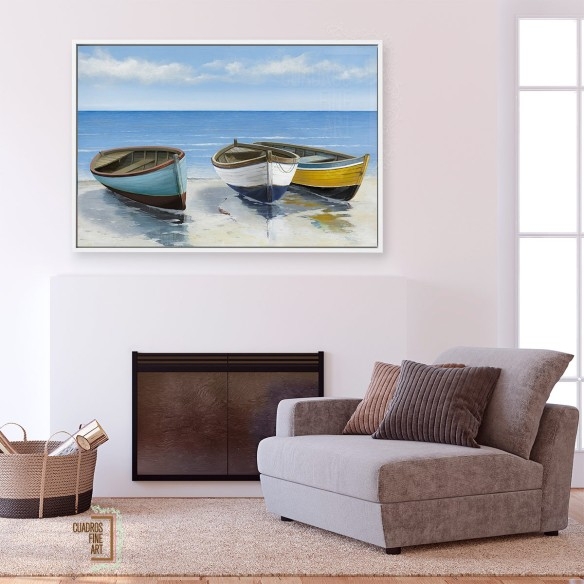 Tres barcos | Arte Fine Art | Cuadros Fine Art