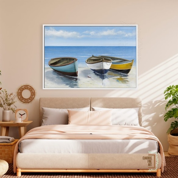 Tres barcos | Arte Fine Art | Cuadros Fine Art