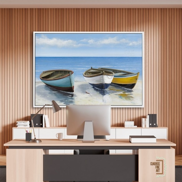 Tres barcos | Arte Fine Art | Cuadros Fine Art