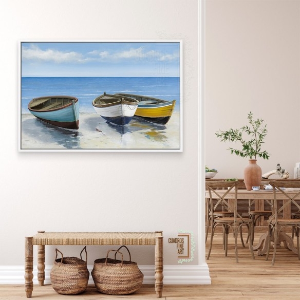 Tres barcos | Arte Fine Art | Cuadros Fine Art