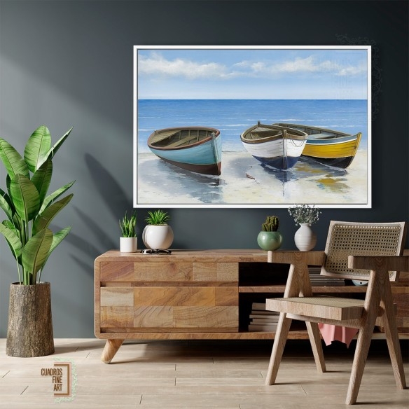 Tres barcos | Arte Fine Art | Cuadros Fine Art