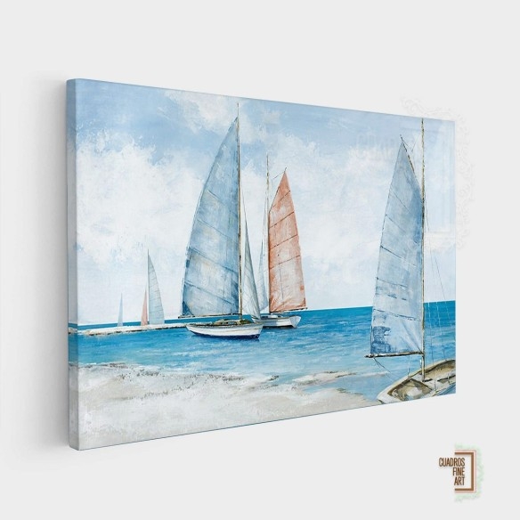 Mar tranquilo | Cuadro Paisaje Marino Horizontal | Fine Art