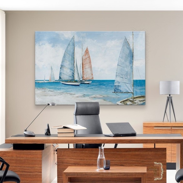 Mar tranquilo | Cuadro Paisaje Marino Horizontal | Fine Art