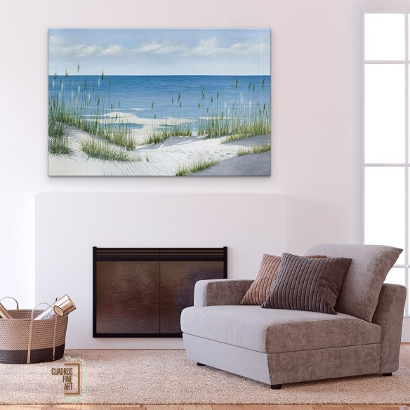 Hierba de playa | Cuadro Costero | Cuadros Fine Art