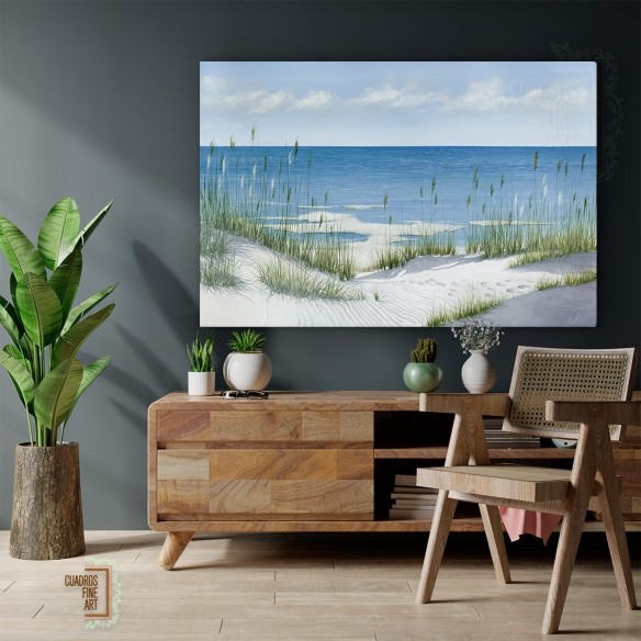 Hierba de playa | Cuadro Costero | Cuadros Fine Art