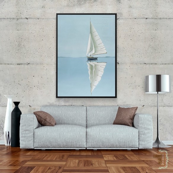 Solo en el agua | Cuadros Verticales | Cuadros Fine Art