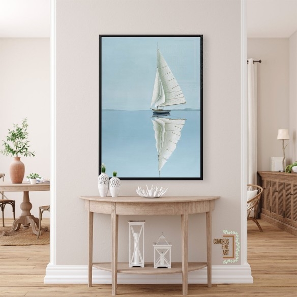 Solo en el agua | Cuadros Verticales | Cuadros Fine Art