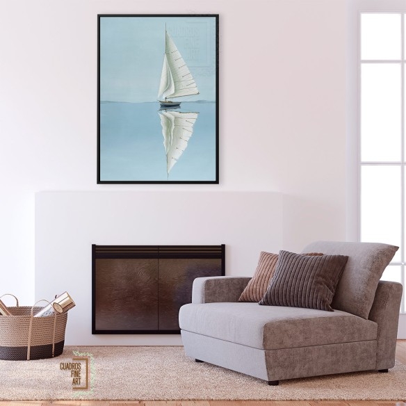 Solo en el agua | Cuadros Verticales | Cuadros Fine Art