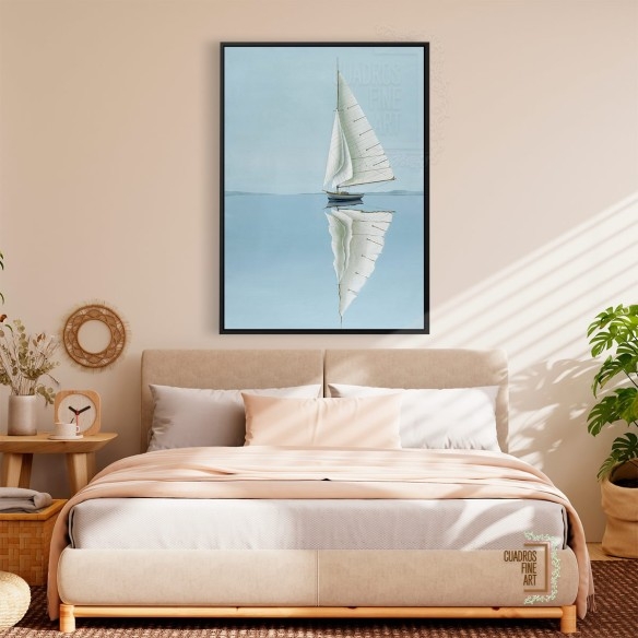 Solo en el agua | Cuadros Verticales | Cuadros Fine Art