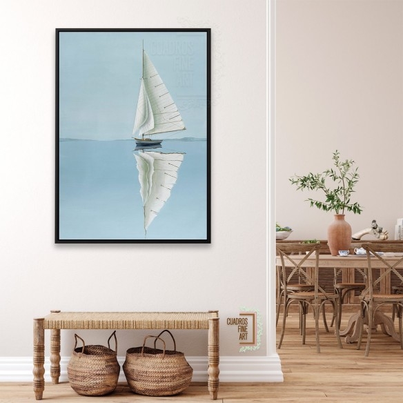 Solo en el agua | Cuadros Verticales | Cuadros Fine Art