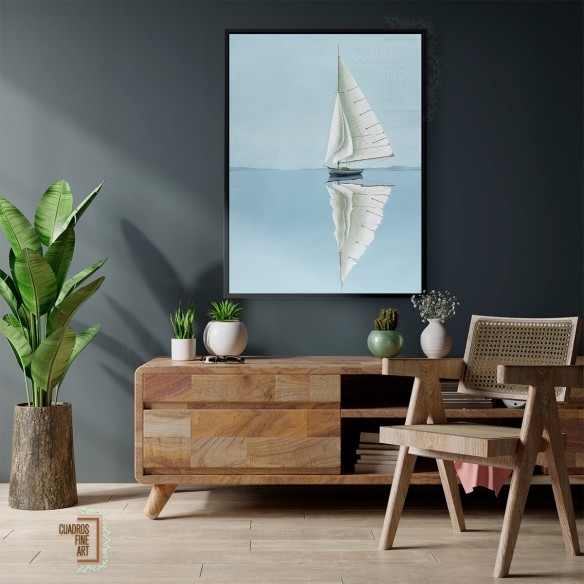 Solo en el agua | Cuadros Verticales | Cuadros Fine Art
