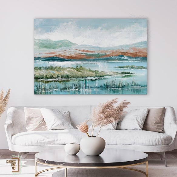 Tarde en el lago 2 | Cuadros Horizontales | Cuadros Fine Art