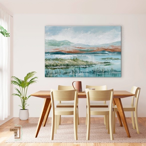 Tarde en el lago 2 | Cuadros Horizontales | Cuadros Fine Art