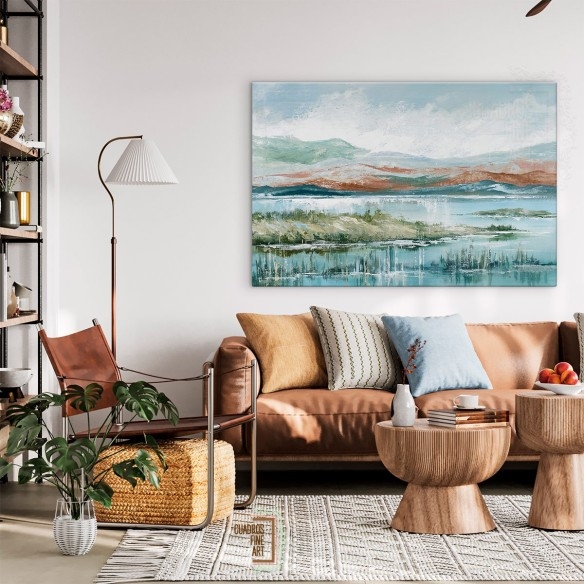 Tarde en el lago 2 | Cuadros Horizontales | Cuadros Fine Art