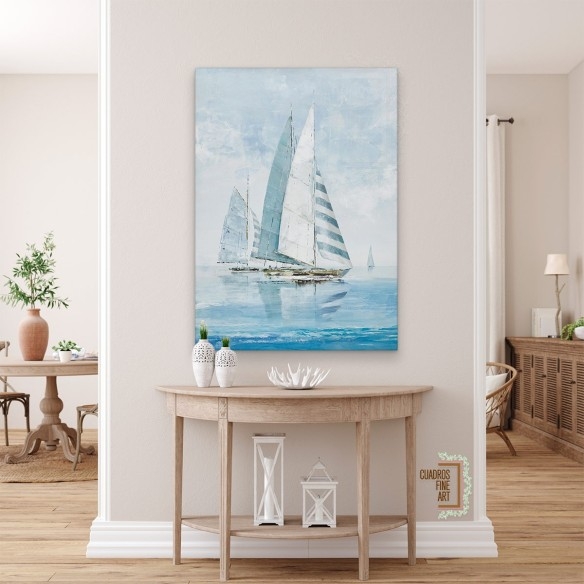 Día de vela | Cuadros Verticales | Cuadros Fine Art