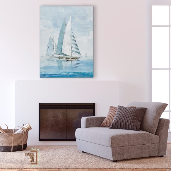 Día de vela | Cuadros Verticales | Cuadros Fine Art
