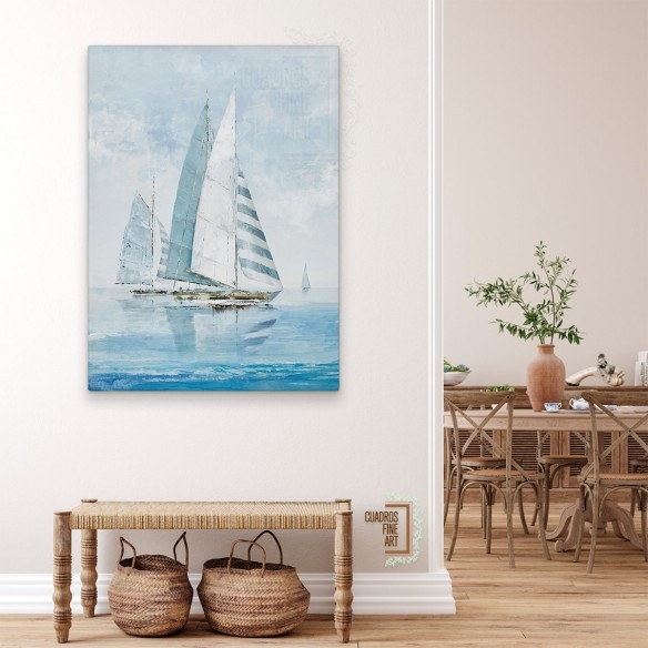 Día de vela | Cuadros Verticales | Cuadros Fine Art