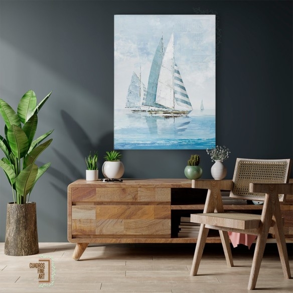 Día de vela | Cuadros Verticales | Cuadros Fine Art