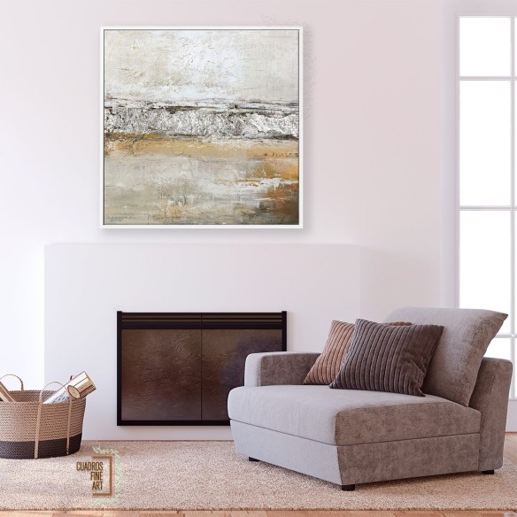 Plata de bajo límite | Cuadro Abstracto | Cuadros Fine Art