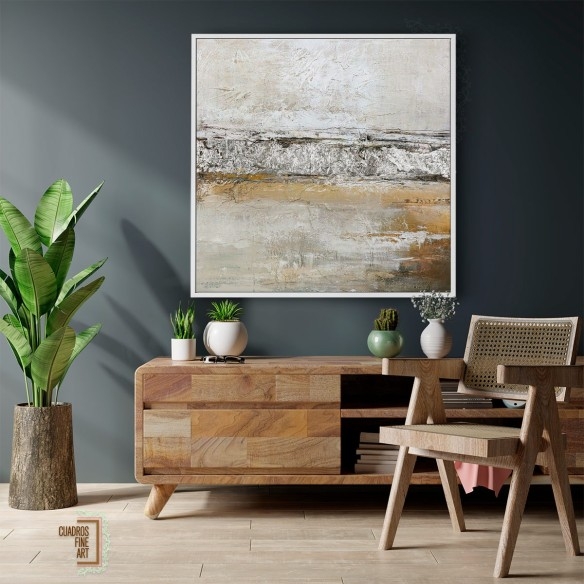 Plata de bajo límite | Cuadro Abstracto | Cuadros Fine Art