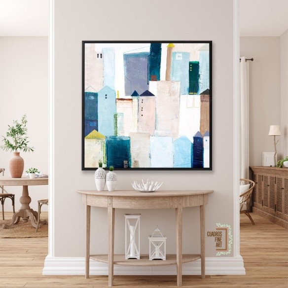 Zona de juegos 1 | Paisaje urbano | Cuadros Fine Art