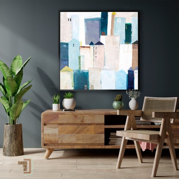 Zona de juegos 1 | Paisaje urbano | Cuadros Fine Art