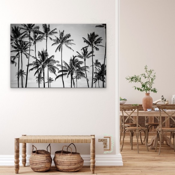 Paraíso de Palmas | Giclée Tropical | Cuadros Fine Art