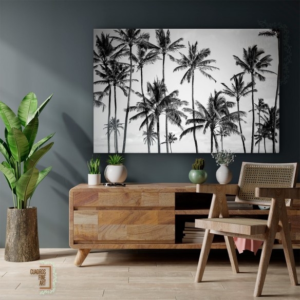 Paraíso de Palmas | Giclée Tropical | Cuadros Fine Art