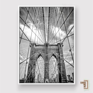 Pasaje de Brooklyn | Cuadro Fotografía B&N | Cuadros Fine Art
