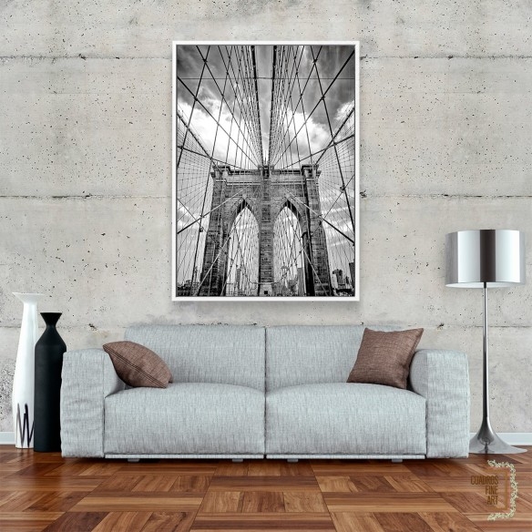Pasaje de Brooklyn | Cuadro Fotografía B&N | Cuadros Fine Art