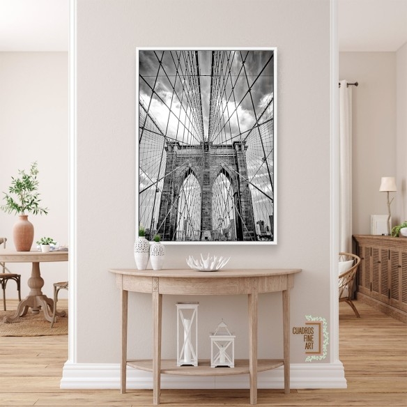 Pasaje de Brooklyn | Cuadro Fotografía B&N | Cuadros Fine Art