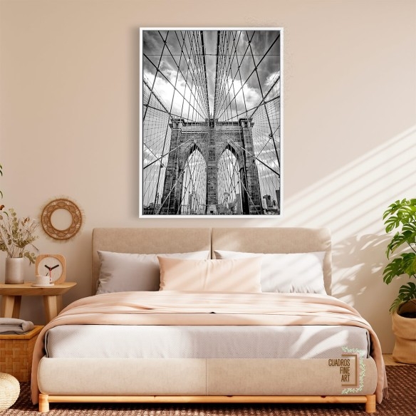 Pasaje de Brooklyn | Cuadro Fotografía B&N | Cuadros Fine Art