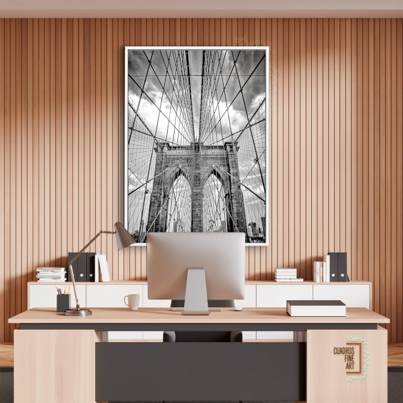 Pasaje de Brooklyn | Cuadro Fotografía B&N | Cuadros Fine Art