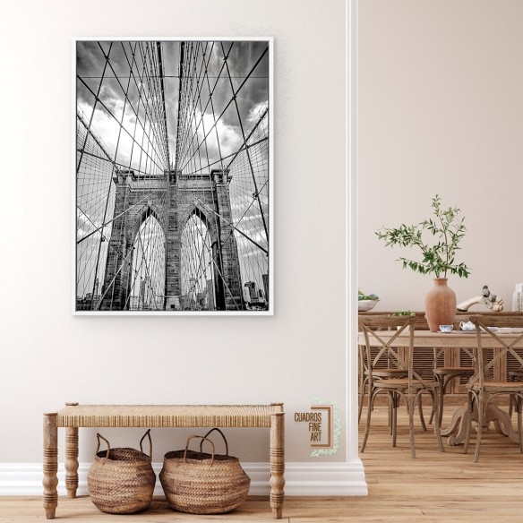 Pasaje de Brooklyn | Cuadro Fotografía B&N | Cuadros Fine Art