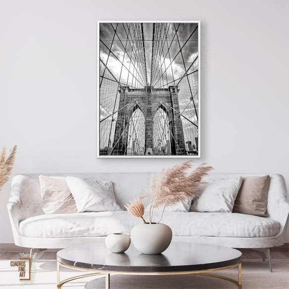Pasaje de Brooklyn | Cuadro Fotografía B&N | Cuadros Fine Art