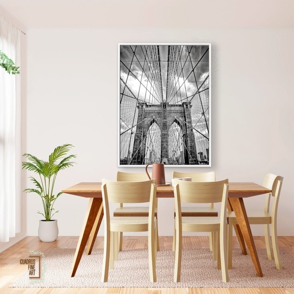 Pasaje de Brooklyn | Cuadro Fotografía B&N | Cuadros Fine Art