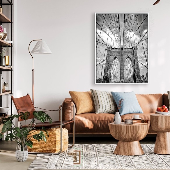 Pasaje de Brooklyn | Cuadro Fotografía B&N | Cuadros Fine Art
