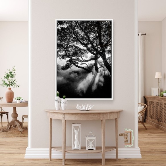 Negro nebuloso | Cuadro Paisaje Fine Art | Cuadros Fine Art