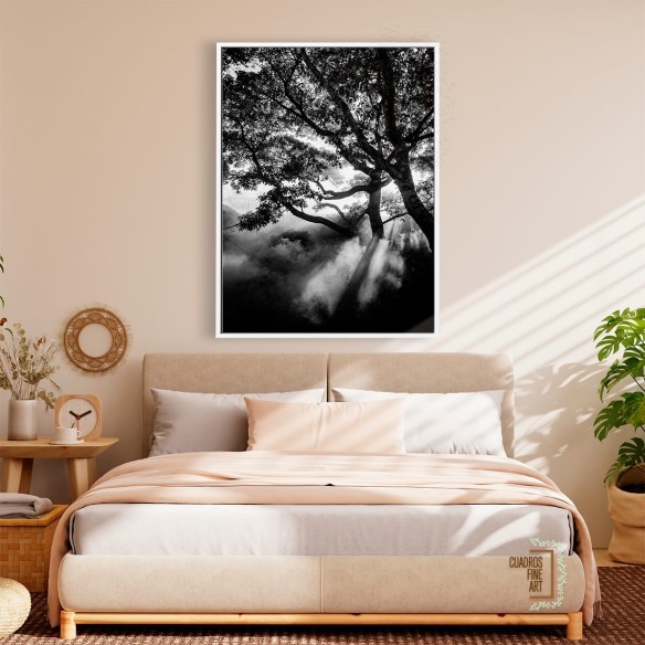 Negro nebuloso | Cuadro Paisaje Fine Art | Cuadros Fine Art