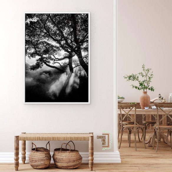 Negro nebuloso | Cuadro Paisaje Fine Art | Cuadros Fine Art