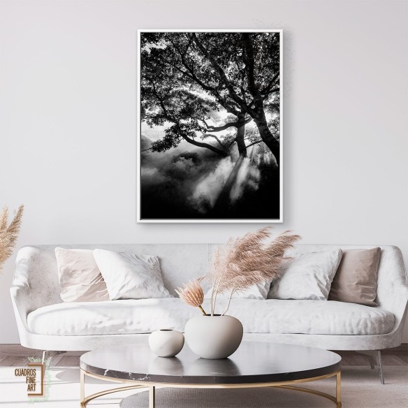 Negro nebuloso | Cuadro Paisaje Fine Art | Cuadros Fine Art